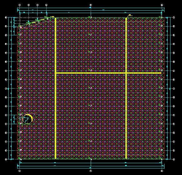 赤峰东营金岭化工大王煤棚网架